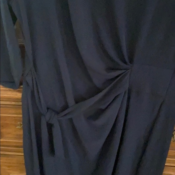 NWOT Anne Taylor Navy dress - Picture 5 of 8